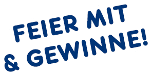 Feiere mit und Gewinne